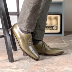 Oxford Fast Lane Forest Green Sole