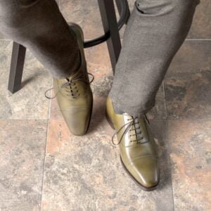 Oxford Fast Lane Forest Green Sole - Image 5
