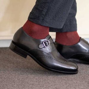 Classic Black Box Calf Single Monk