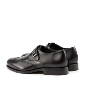 Classic Black Box Calf Single Monk - Image 3