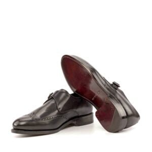 Classic Black Box Calf Single Monk - Image 4