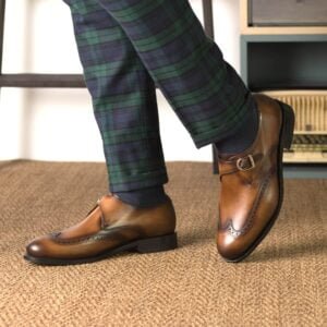 Single Monk Fast Lane Cognac Sole