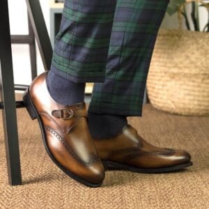 Single Monk Fast Lane Cognac Sole - Image 6