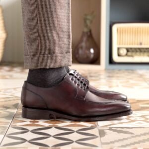 Derby Split Toe Fast Lane Burgundy - Image 5