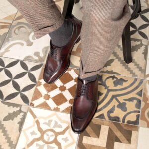 Derby Split Toe Fast Lane Burgundy - Image 6
