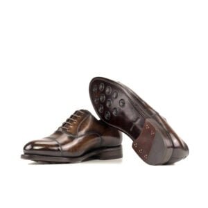 Oxford Fast Lane Brown Patina Shoe - Image 4