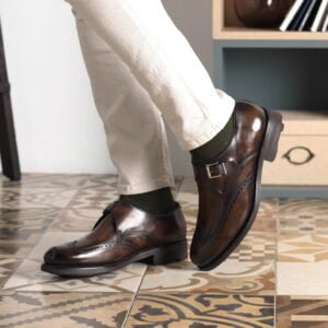 Single Monk Fast Lane Brown Patina