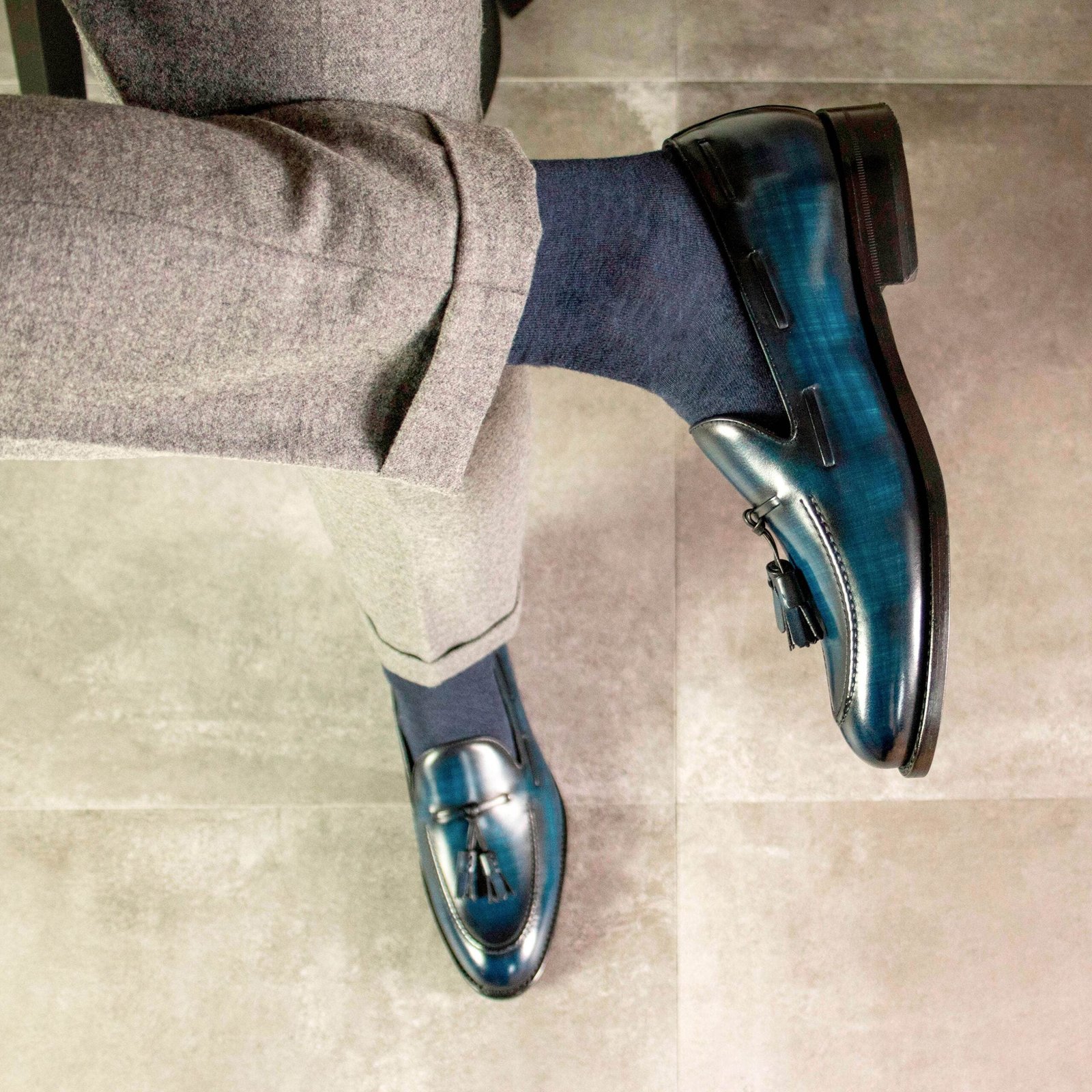 Loafer Fast Lane Denim Patina Shoe