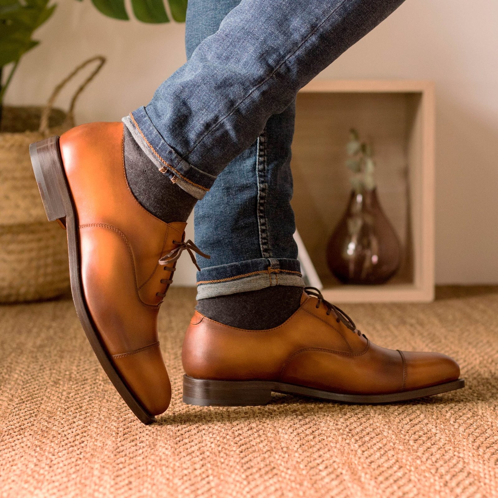 Oxford Fast Lane Classic Brown Patina