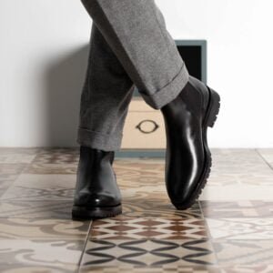 Classic Black Box Calf Chelsea Boot - Image 6