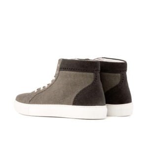 Women's High Top Grey Suede Casual - Image 3