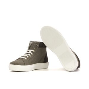 Women's High Top Grey Suede Casual - Image 4
