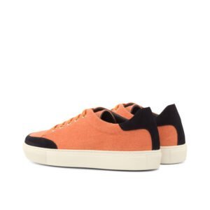 Women's Tennis Orange Linen Suede Casual - Image 3